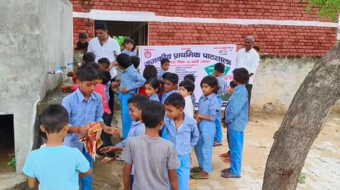 On Handwash Day, children were taught about cleanliness and ways to prevent diseases