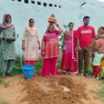 On the birth of a girl child, a sapling was planted and the well was worshipped