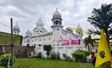 On the second day, a huge crowd of devotees gathered at Gurdwara Panjokhra Sahib, thousands of devotees bowed down