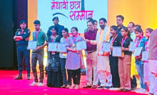 CM Naib Singh Saini Honored Two Students