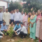 Plantation campaign started by planting a sapling in Lukhi school