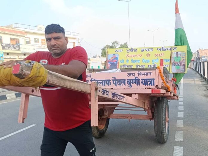 Haryana News: हरियाणा के सीएम नायब सैनी के लिए हरिद्वार से गंगाजल लेकर निकला, जींद का रविंद्र तोमर