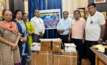 Ambala News : रोटरी क्लब के सचिव अजय राठौड़ ने केवी नंबर 4 विद्यालय में 10 पंखे दान किए