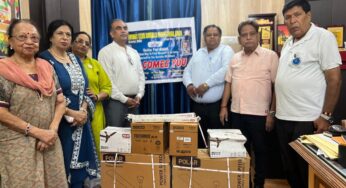 Ambala News : रोटरी क्लब के सचिव अजय राठौड़ ने केवी नंबर 4 विद्यालय में 10 पंखे दान किए