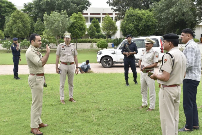 SP took stock of security arrangements on the arrival of the Chief Minister, gave instructions to police officers