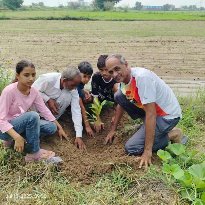 Shripal Yadav furthered the plantation campaign under the Every Home Tree-Every Home Greenery campaign