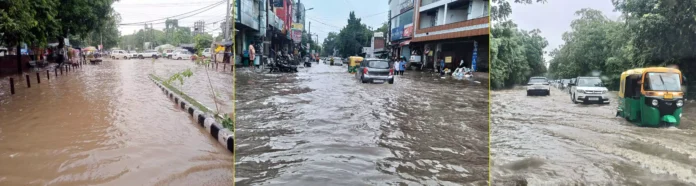Thursday's rain gave a flood-like feeling in Gurugram Thursday's rain gave a flood-like feeling in Gurugram