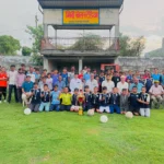Under-15 football players of Charkhi Dadri won silver medal at state level, grand welcome given in the village