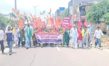Bhiwani News : राष्ट्रव्यापी हड़ताल में भिवानी में विभिन्न कर्मचारी संगठनों ने लिया भाग