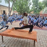 Yoga awareness program organized in Nimli Vidyalaya, students were motivated