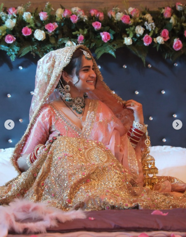 Bigg Boss Ayesha Khan: आयशा खान का ब्राइडल लुक वायरल, करण वी ग्रोवर संग मंडप में बैठीं एक्ट्रेस