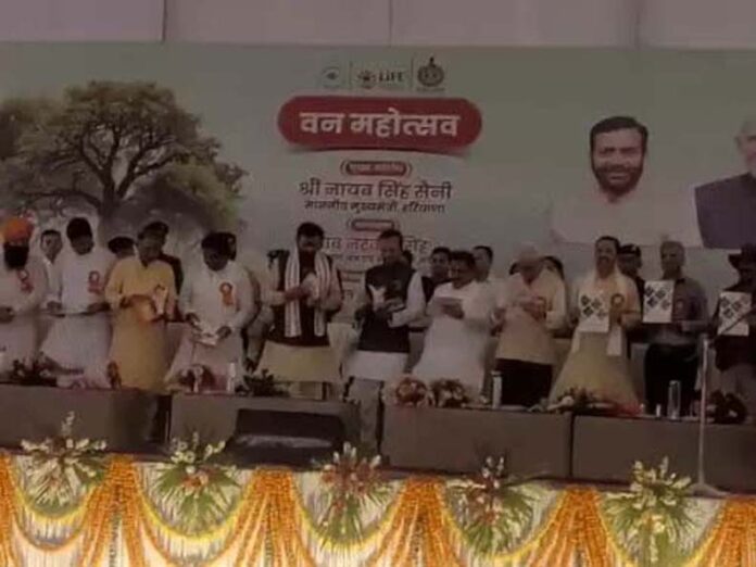 Kurukshetra News: कुरुक्षेत्र से सीएम नायब सैनी ने की वन महोत्सव की शुरूआत