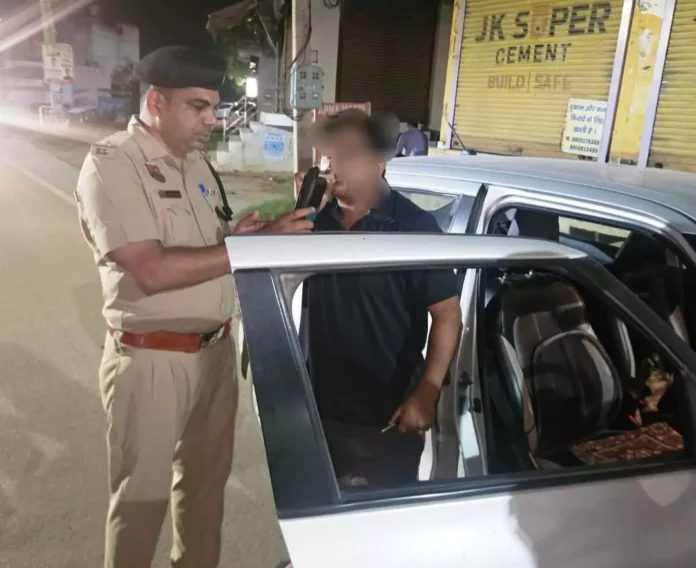 Challans issued to 32 drivers for driving under influence of alcohol