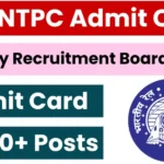 Check your RRB NTPC UG city slip and exam center today