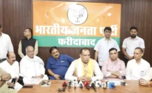 Faridabad News : भारत के विभाजन के लिए कांग्रेस पार्टी जिम्मेदार : मोहन लाल बड़ौली