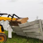 DTP ran a bulldozer on the construction of an illegal colony being developed on four acres