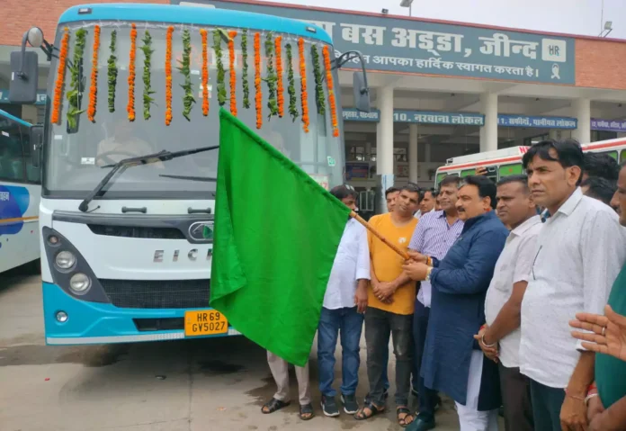 Jind News : जींद डिपो को मिली पांच एसी बसें