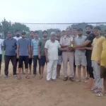 Mahendragarh Police's campaign for de-addiction Awareness is being given to the youth in the playground through games