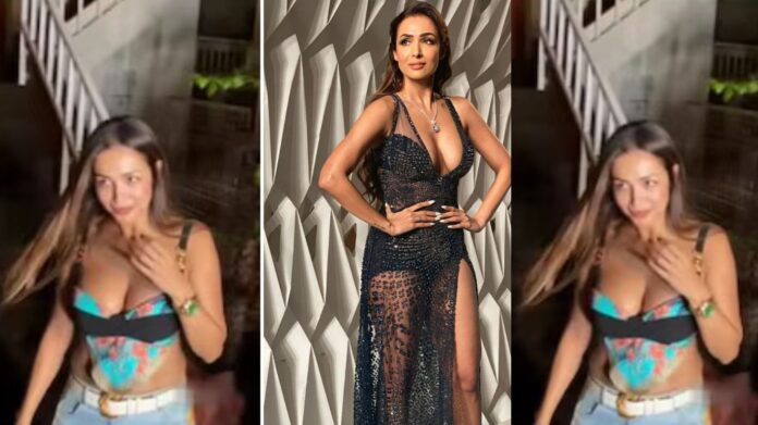 रिवीलिंग टॉप और डेनिम जींस में नज़र आईं Malaika Arora, ग्लैमरस लुक पर फैन्स फिदा