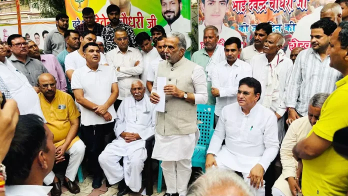 No one's land will be acquired without the consent of the farmer Krishna Pal Gurjar