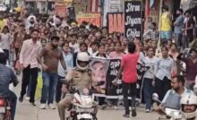 Manisha Murder Case: मनीषा हत्याकांड के विरोध में प्रदेशभर के छात्र सड़कों पर उतरे