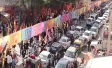Fatehabad News: फतेहाबाद में ट्रस्ट की श्याम ध्वजा ने इंटरनेशनल बुक आॅफ रिकॉर्ड्स में दर्ज कराया नाम