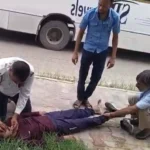 Traffic police ASI saved the life of the car driver by giving CPR