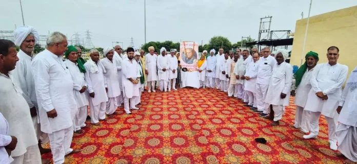 Jind News : पूर्व राज्यपाल सत्यपाल मलिक को दी श्रद्धाजंलि