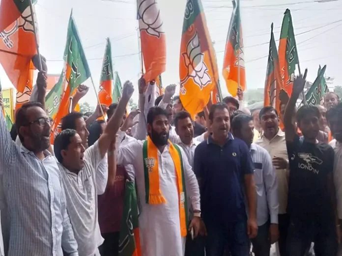 Jind News : भाजपा कार्यकर्ताओं ने किया प्रदर्शन