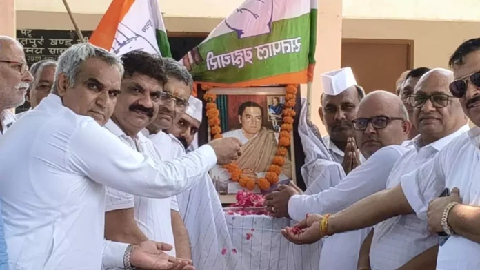 Jind News देश की तकनीकी मजबूती पूर्व पीएम स्व. राजीव गांधी की देन रिषीपाल