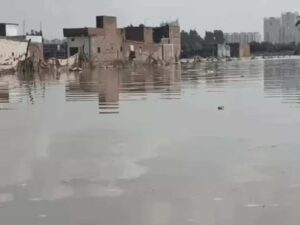 फरीदाबाद के 14 गांव में बाढ़ का खतरा।