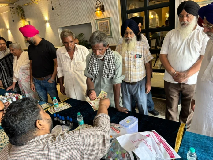 Hundreds took advantage of the free medical camp organized in the cantonment TP Singh