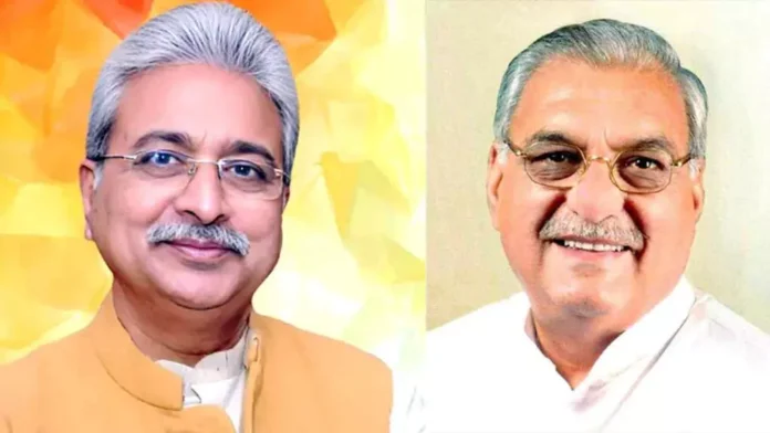Major changes to Haryana Congress policy Rao Narendra Singh appointed as state president and Bhupinder Hooda as leader of the legislative party.