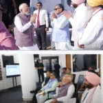 Punjab Governor and Administrator Chandigarh Gulab Chand Kataria welcomed Honorable Prime Minister Narendra Modi on his arrival in Punjab