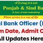 Punjab and Sind Bank has released admit cards for its LBO position; download them today.