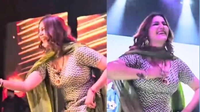 Sapna Choudhary Dance: हरे सूट में सपना चौधरी का देसी ठुमका देख फैंस हुए बेकाबू