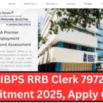 Today is the last day to apply for 7972 IBPS RRB Clerk positions; interested candidates should apply today.