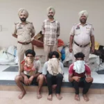 Zirakpur police have solved three theft cases and arrested five suspects.
