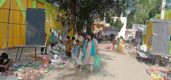 Jind News : शारदीय नवरात्र की छठ पर कात्यायनी देवी के दर्शन को उमड़ी भीड़