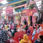 Jind News : नवरात्र के चौथे दिन श्रद्धालुओं ने की मां कूष्मांडा की पूजा