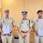 Faridabad News : उत्कृष्ट कार्य करने वाले 2 पुलिस कर्मचारियों हुए सम्मानित