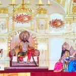 Faridabad News : श्रद्धा रामलीला : वशिष्ठ ऋषि से मिलने पहुंचे श्रवण कुमार