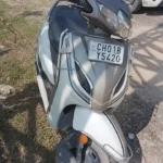 Activa collided with truck under flyover, two elderly people died on the spot