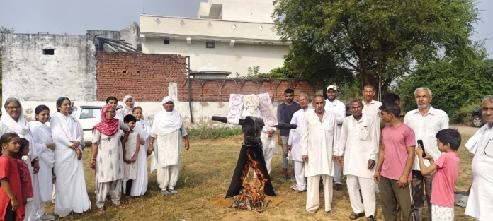 Burn away the negative traits symbolized by Ravana through the fire of yoga, and adorn your life with divine qualities B.K. Vasudha