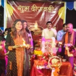 CRPF jawans, forgetting the pain of being away from home and family, enjoyed the Diwali festivities with great joy.