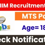 CSR IIIM has released the official notification for its MTS positions. Read the full news in detail.