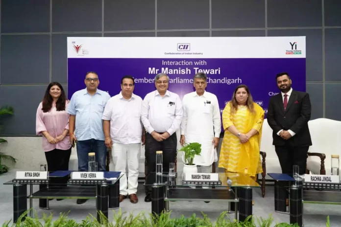 Commerce is the cornerstone Shri Manish Tewari stresses on economic infrastructure for Chandigarh's development