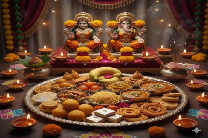 Diwali Puja: दिवाली पर माता लक्ष्मी और भगवान गणेश को इन चीजों को लगाएं भोग