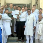 Farmers demanded compensation for crop damage caused by the rains.