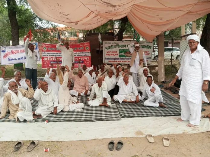 Farmers, who have been on strike for 98 days, celebrated black Diwali.